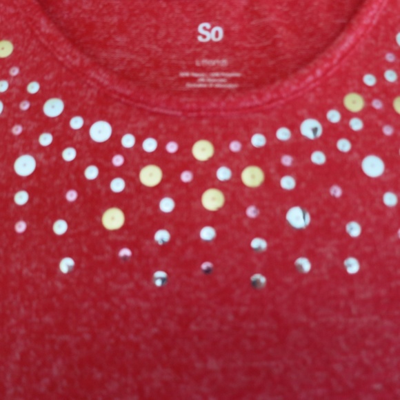 NWT Long Sleeve red dress from So Size L (1012) - Picture 3 of 10